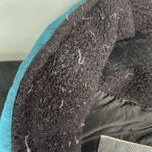 Vintage 80’s Canadian Spirit Men’s Down Puffer Vest Teal Green Black Zip Up M - Picture 8 of 14